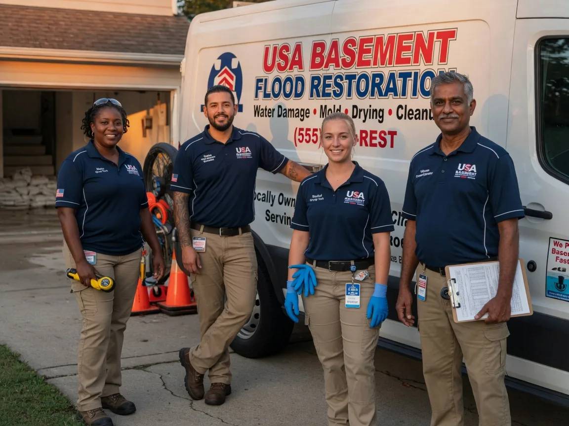 Basement Flood Cleanup company in North Lima, OH