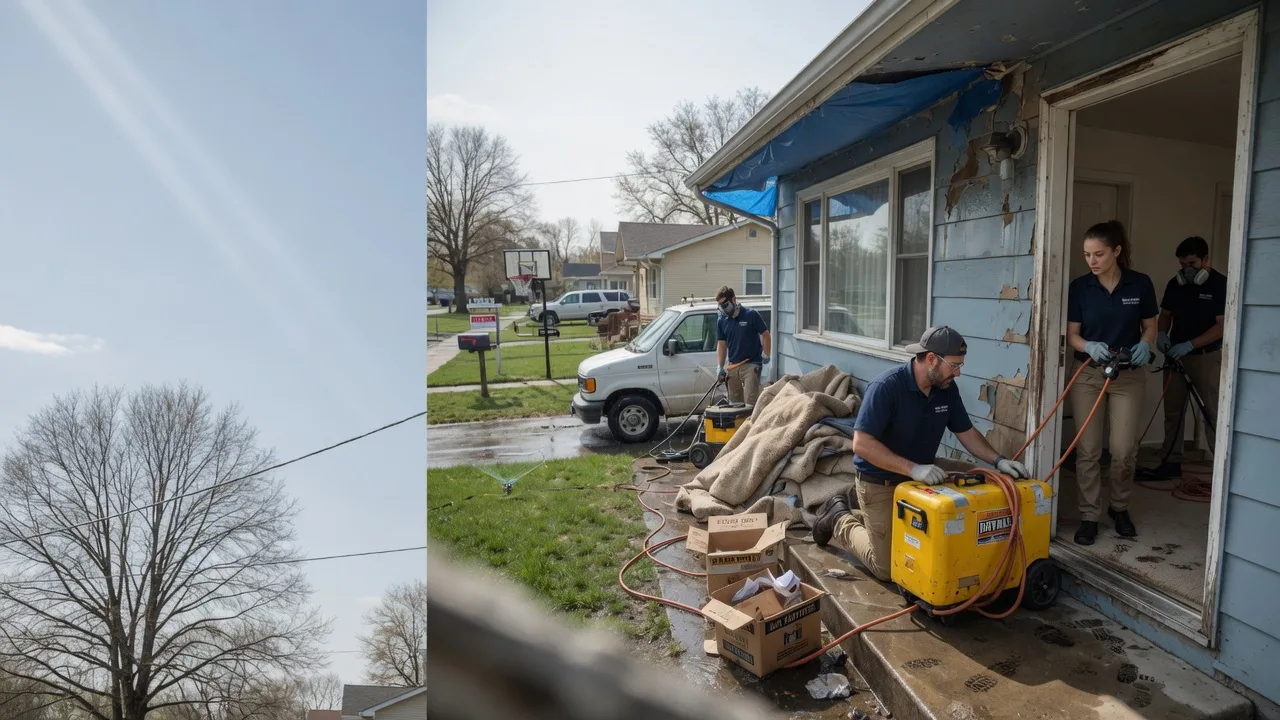 Basement Flood Cleanup in North Lima, OH near me